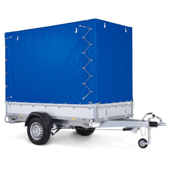 STEMA 2te WAHL 150 cm Hochplane PREMIUM Blau (Kasteninnenmaß 301 × 183 cm)