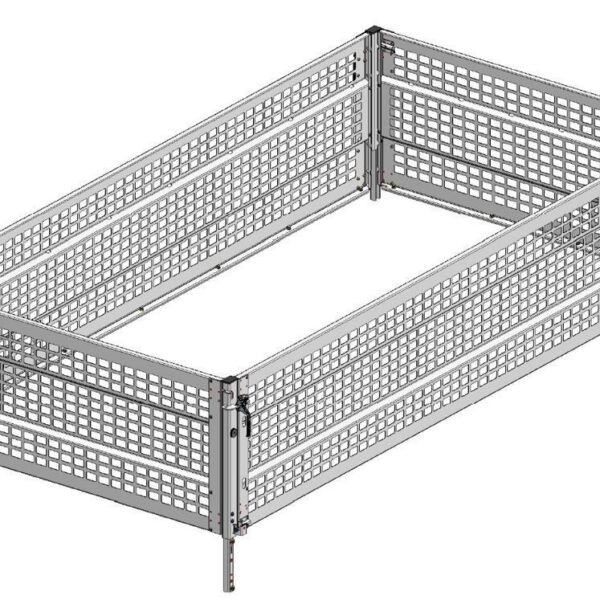 STEMA Gitteraufsatz 66 cm für Rückwärtskipper Rocko Smart (RKE..-27-15..B) mit Pendelrückwand