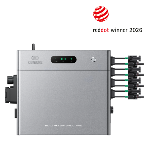 Zendure SolarFlow 2400 Pro - SolarFlow 2400 Pro (2.4 kWh) / 1*AB3000L (2.88 kWh) / 4*230W Flexible (920Wp)