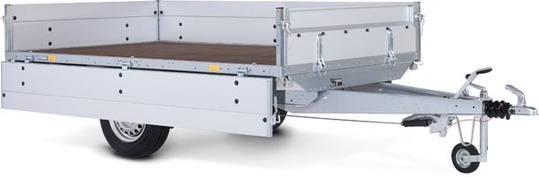 STEMA Seitenwand klappbar aus ALU für SySTEMA Hochlader Kasteninnenlänge bis 251 cm