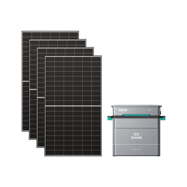 Zendure Hyper Balkonkraftwerk - Hyper 2000 + 1*AB2000L (1920 Wh) / 1339W Bifaziale Solarmodule(515W*2) / Ohne Solarmodule