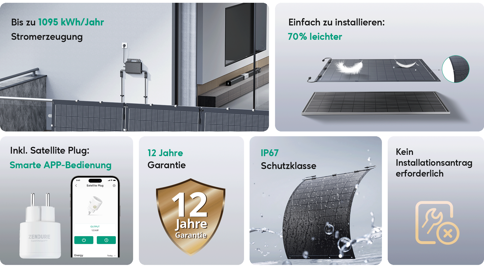 KSP-DE.png Zendure Balkonkraftwerk 800W Flex - APsystems EZ1-M (Nur Deutschland) / 210W *4 – Bild 1