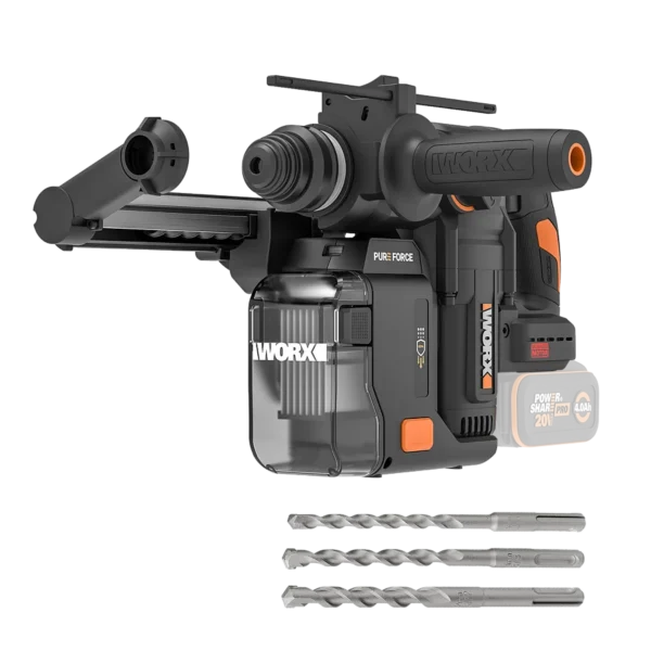 Worx 20V Akku-Bohrhammer bürstenlos, 3,0 Joule