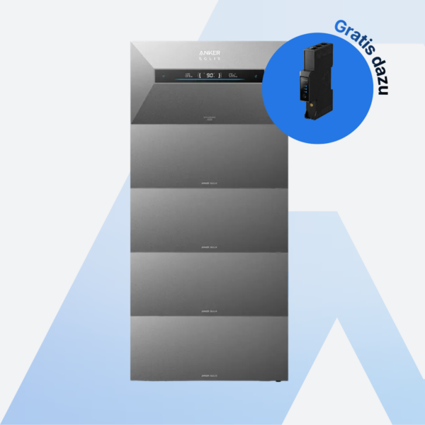 Anker SOLIX Solarbank Max AC + 4 x BP7000 Erweiterungsakku 35 kWh inkl. Smart Meter Gen 2