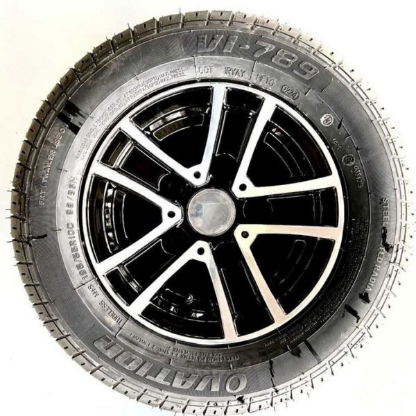 STEMA Rad 195/55 R10C 98/96N 6.00x10 (5-Loch-Alufelge schwarz poliert)