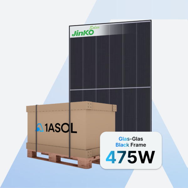 Jinko Tiger Neo 3 48QL6-DV Solarmodul 475 W Glas-Glas Black Frame – Palette (37 Stück)