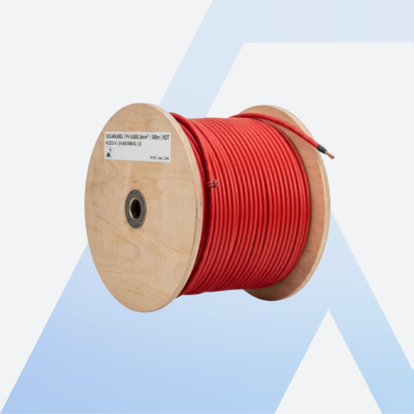 Solarkabel H1Z2Z2-K 6 mm² rot – 500 m Ring