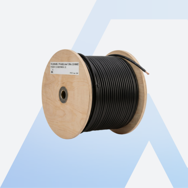 Solarkabel H1Z2Z2-K 6 mm² schwarz – 500 m Ring