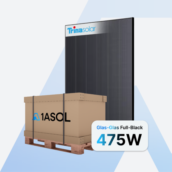 Trina Vertex S+ G3 TSM-475NEG9RP.25Z Solarmodul 475 W Glas-Glas Full Black – Palette (36 Stück)