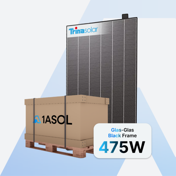 Trina Vertex S+ G3 TSM-475NEG9RP.28Z Solarmodul 475 W Glas-Glas Black Frame – Palette (36 Stück)