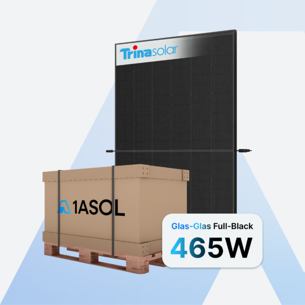 Trina Vertex S+ TSM-465NEG9R.25 Solarmodul 465 W Glas-Glas Full Black – Palette (36 Stück)