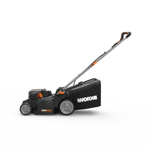 Worx 40V 37 cm Rasenmäher, mäht bis zu 550 m², bürstenloser Motor, 2× 4,0 Ah Akkus enthalten, PowerShare