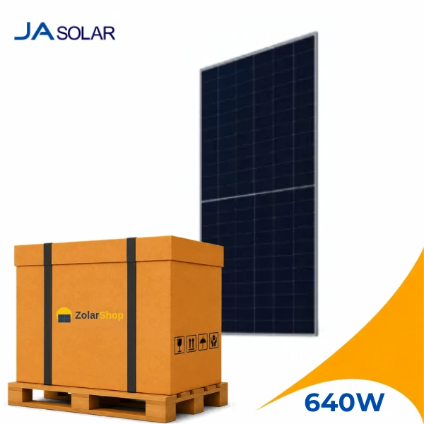 JA Solar JAM66D45-640/LB Solarmodul 640 Wp bifazial Glas-Glas (36 Stk.)