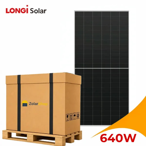 LONGi Solar LR7-72HVD 640W N-Type Bifacial Glas-Glas Solarmodul (36 Stk.)