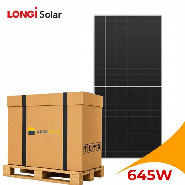 LONGi Solar LR7-72HYD-645M 645W N-Type Glas-Glas Solarmodul (36 Stk.)